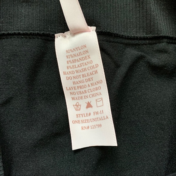 FM Black Dance Shorts - Picture 4 of 6